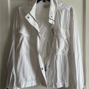 LOFT Women's Utility Jacket in White